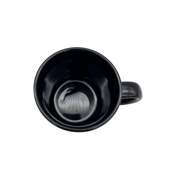 Boeing 1916-1991 75 Years Black Ceramic Mug 3.75" Aero Aviation Logo Vintage Cup - Picture 5 of 6